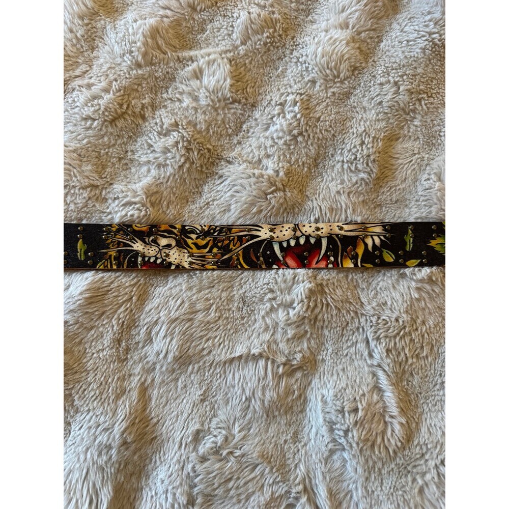 Ed Hardy Leather Belt Large - Picture 3 of 7